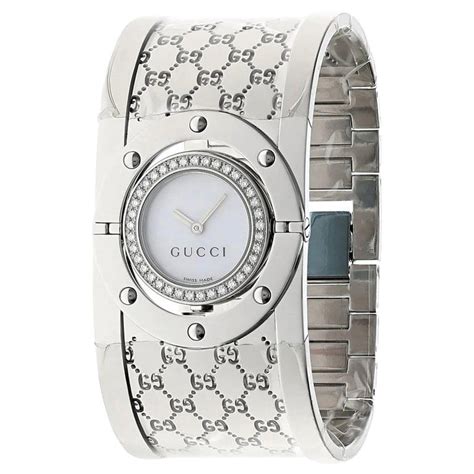 gucci watch ladies sale|gucci ladies watch with diamonds.